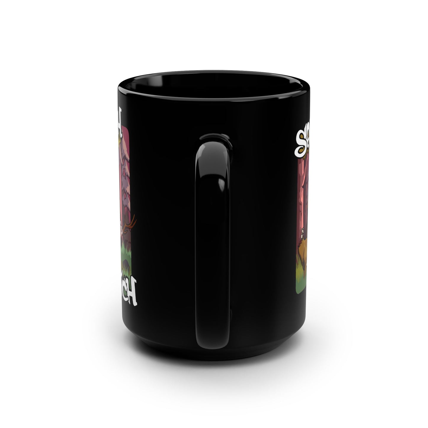 Mug - Oh Deer Squatch 15oz Black Mug