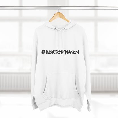 Sasquatch Snowboarder Hoodie - Cozy Three-Panel Fleece for Adventure Lovers