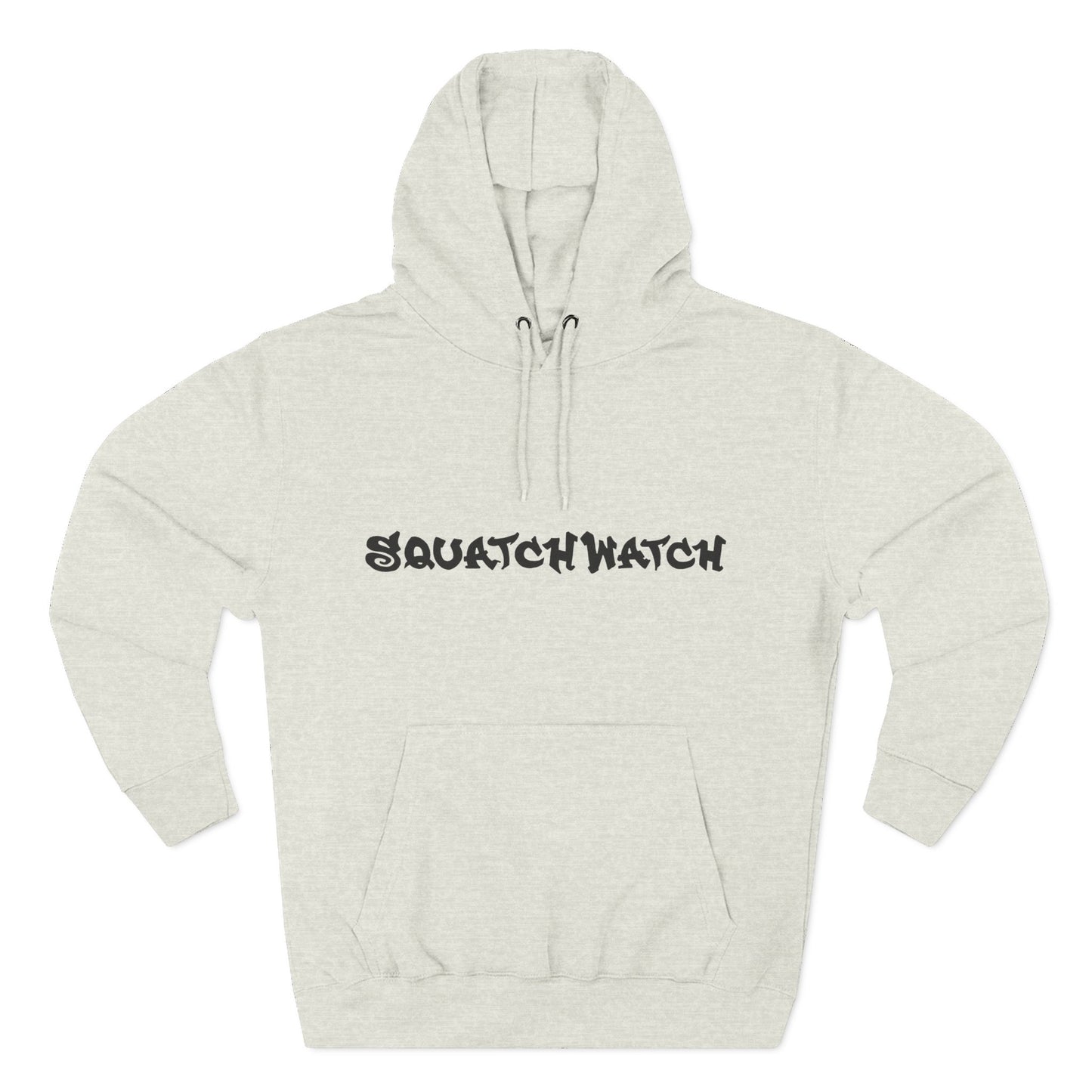 Sasquatch Snowboarder Hoodie - Cozy Three-Panel Fleece for Adventure Lovers
