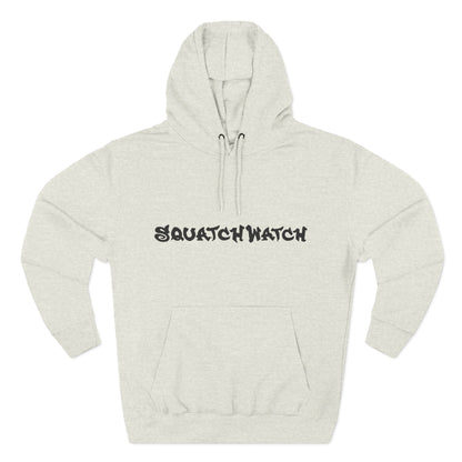 Sasquatch Snowboarder Hoodie - Cozy Three-Panel Fleece for Adventure Lovers