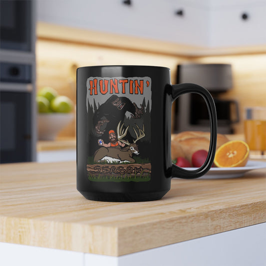Squatch Watch, Huntin Season 15oz Mug