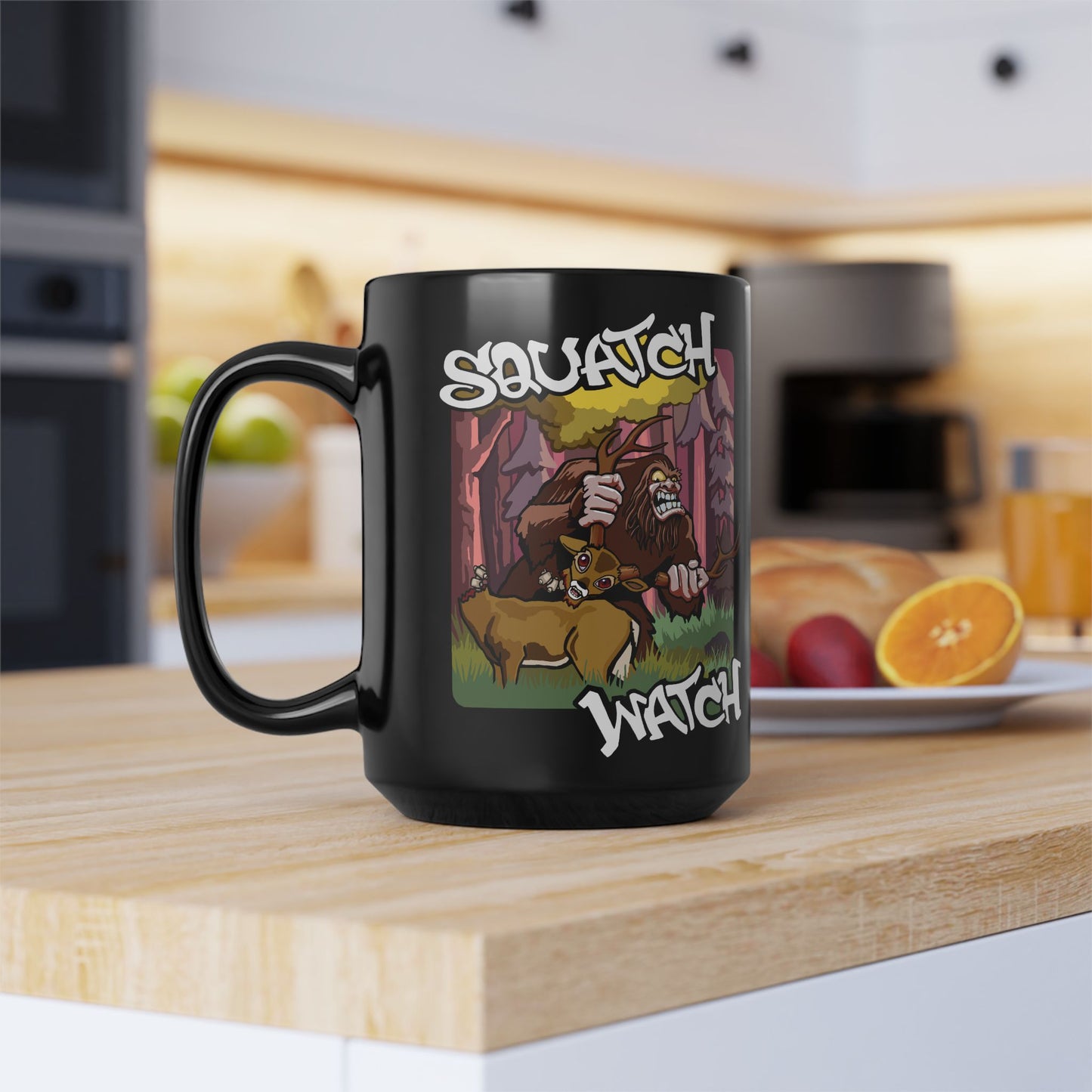 Mug - Oh Deer Squatch 15oz Black Mug