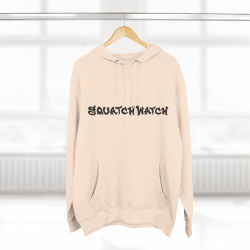 Sasquatch Snowboarder Hoodie - Cozy Three-Panel Fleece for Adventure Lovers