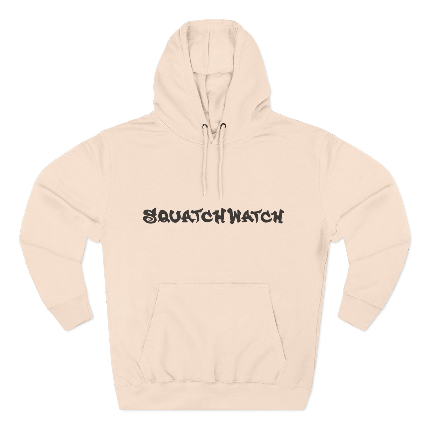 Sasquatch Snowboarder Hoodie - Cozy Three-Panel Fleece for Adventure Lovers