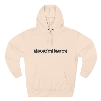 Sasquatch Snowboarder Hoodie - Cozy Three-Panel Fleece for Adventure Lovers
