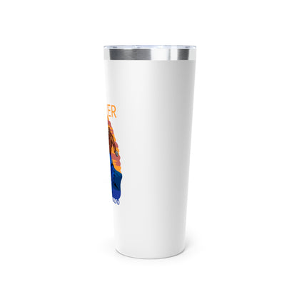 Denver Copper Tumbler, 22oz Insulated Travel Mug, Perfect Gift for Colorado Lovers, Summer Festivals, Camping, and Daily Use