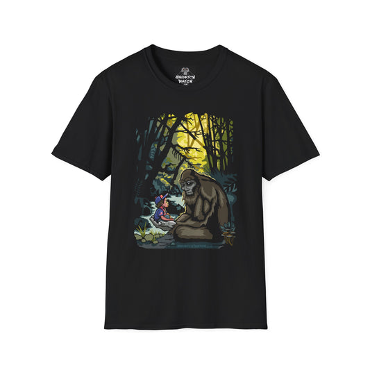 Bigfoot Unisex T-Shirt - Lost and Found Design