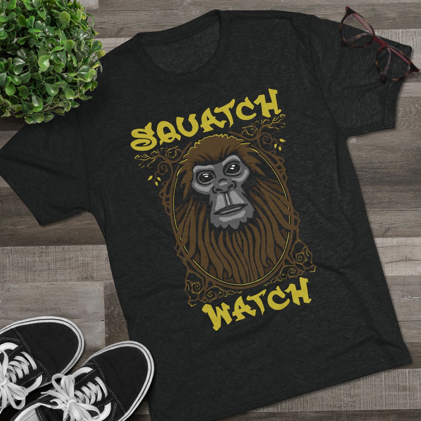 Squatch Watch Next Level Tri-Blend Tee