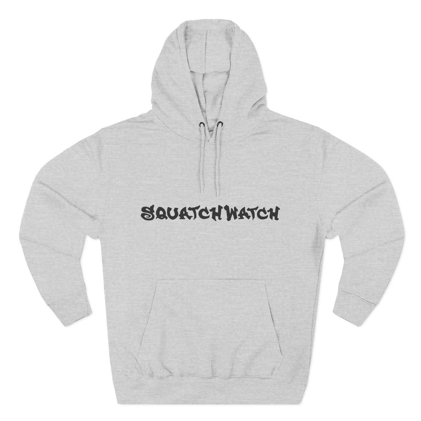 Sasquatch Snowboarder Hoodie - Cozy Three-Panel Fleece for Adventure Lovers