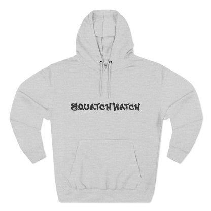 Sasquatch Snowboarder Hoodie - Cozy Three-Panel Fleece for Adventure Lovers
