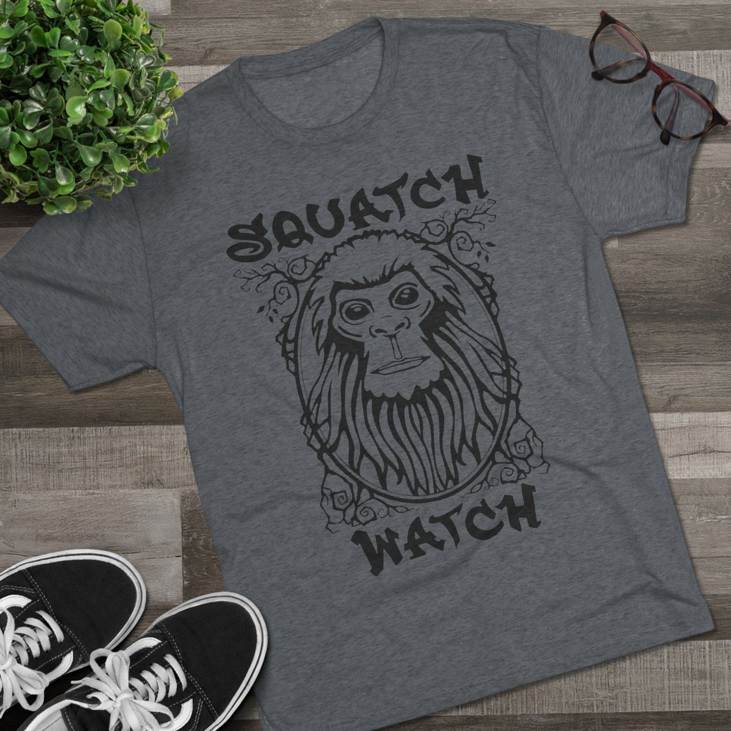 Squatch Watch Next Level Tri-Blend Tee