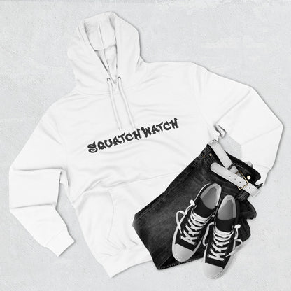 Sasquatch Snowboarder Hoodie - Cozy Three-Panel Fleece for Adventure Lovers